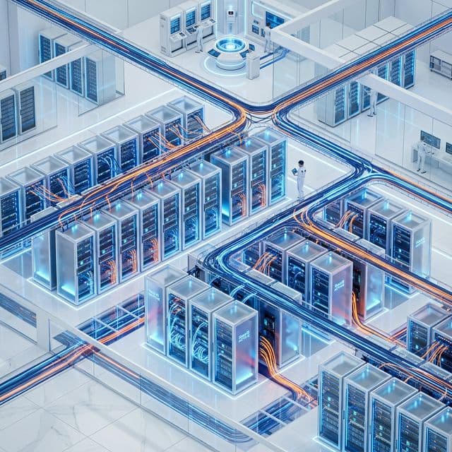 Cloud Architecture Isometric - Scalable Infrastructure Solutions by PrimeCodez